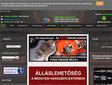 Tablet Screenshot of hangszercenter.hu